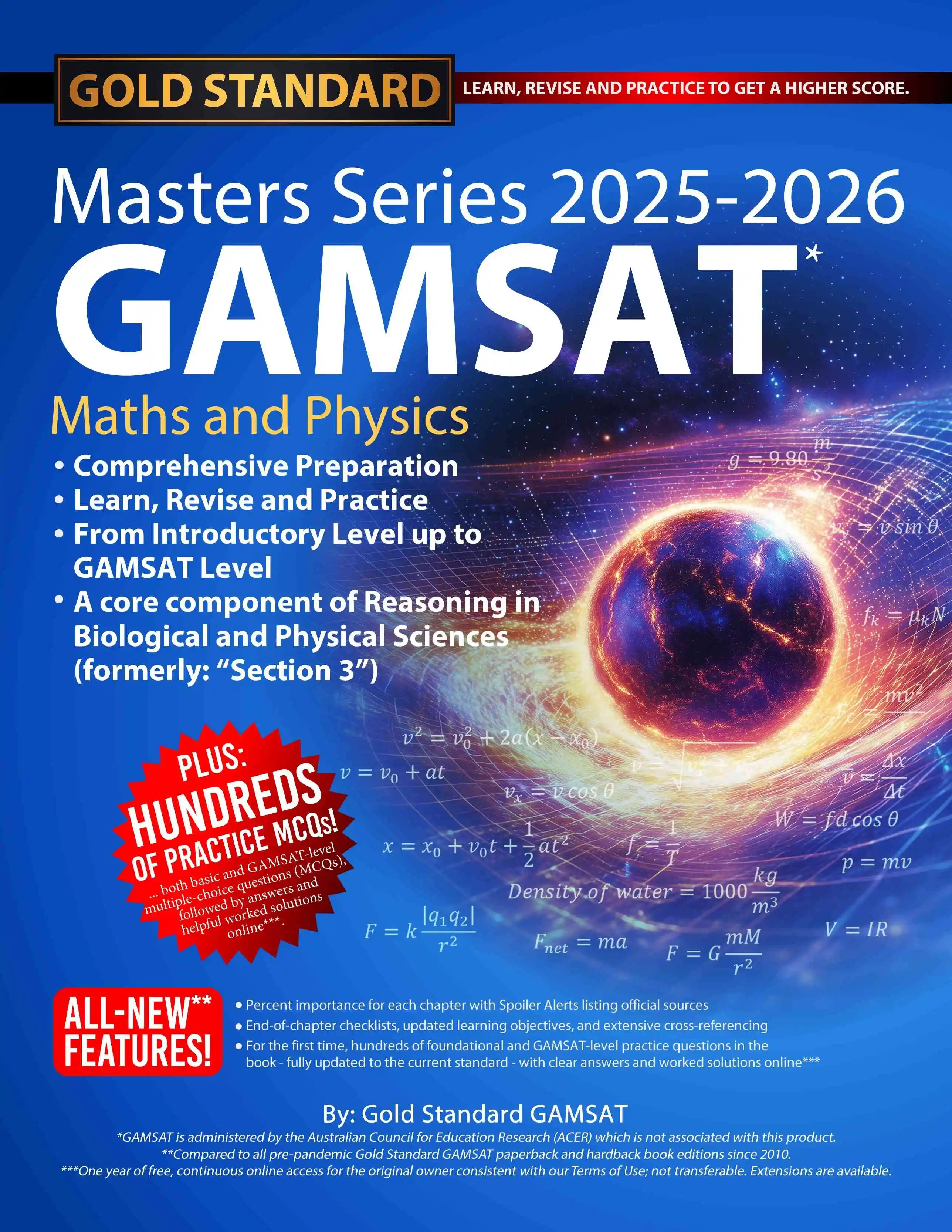 2025-2026 GAMSAT Masters Series Maths and Physics