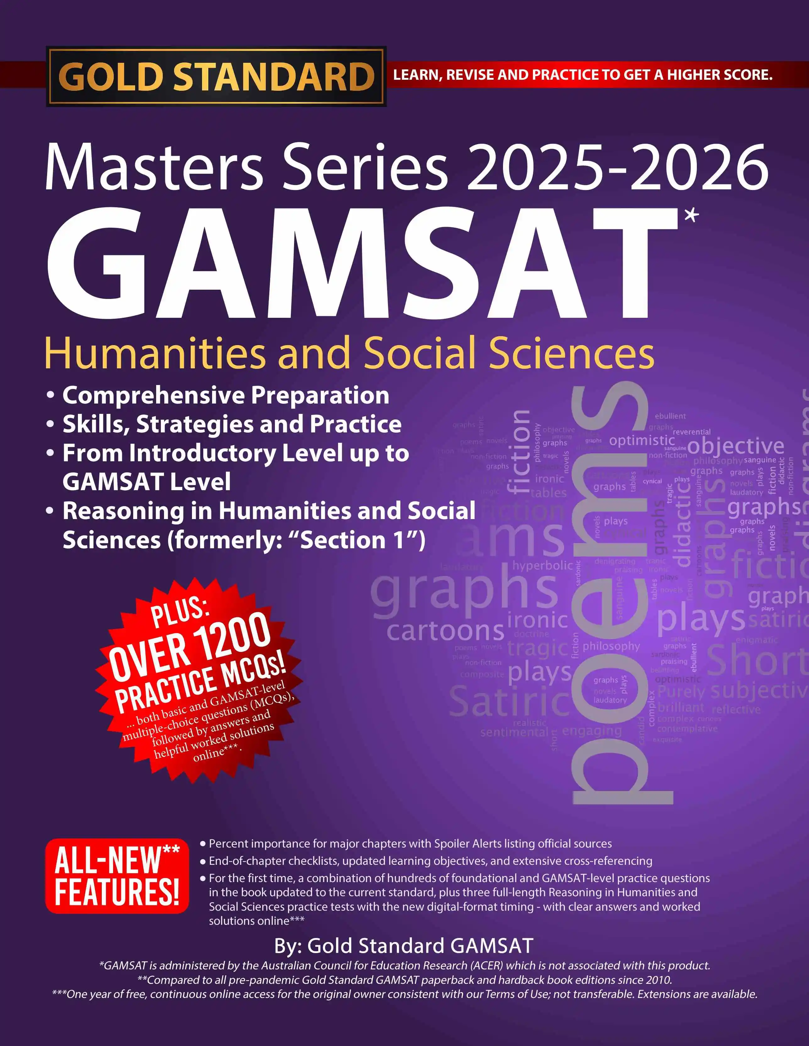 2025-2026 GAMSAT Masters Series Section 1